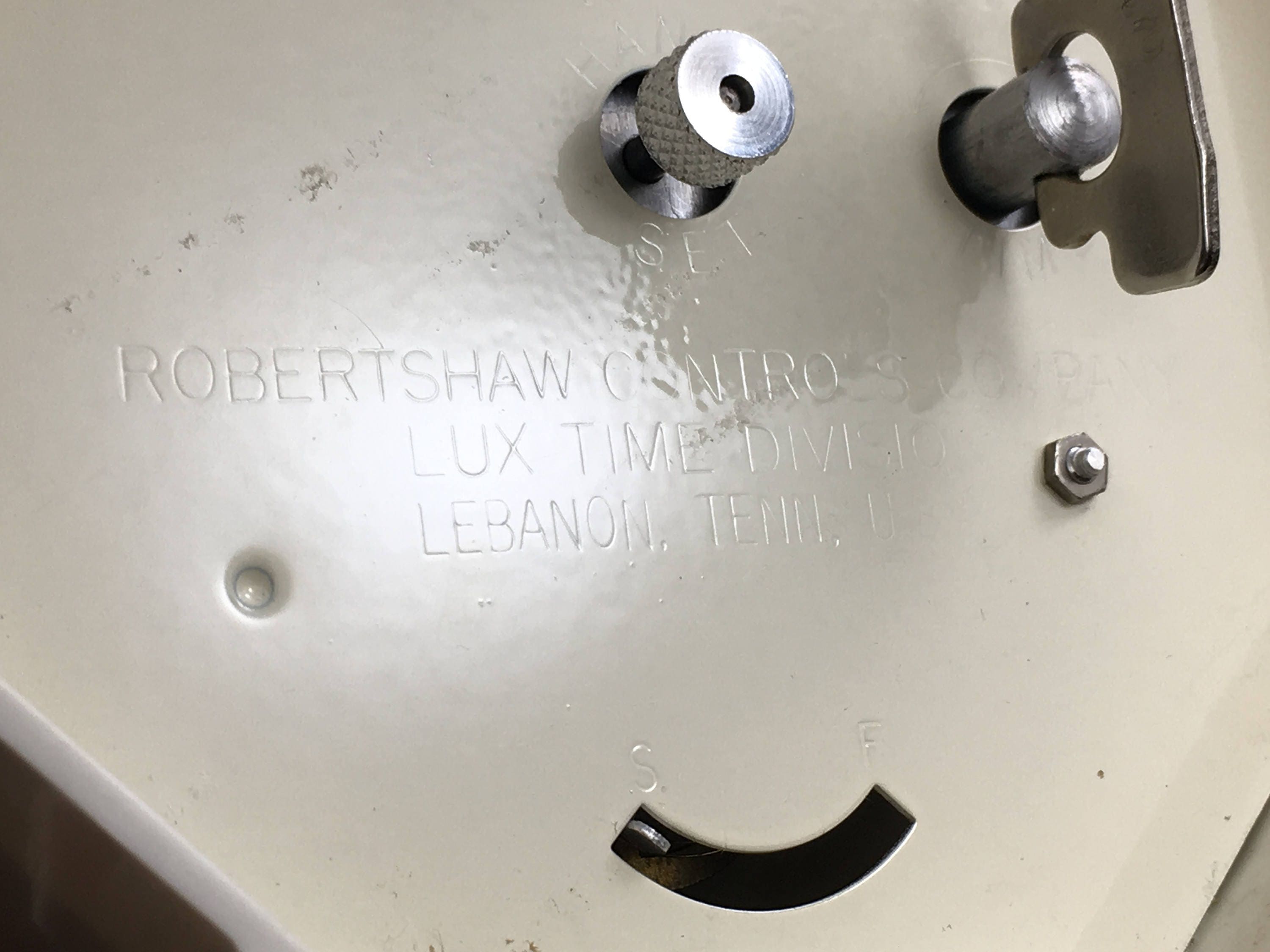 Vintage LUX Windup Alarm Clock Robertshaw Controls Co Lux Etsy