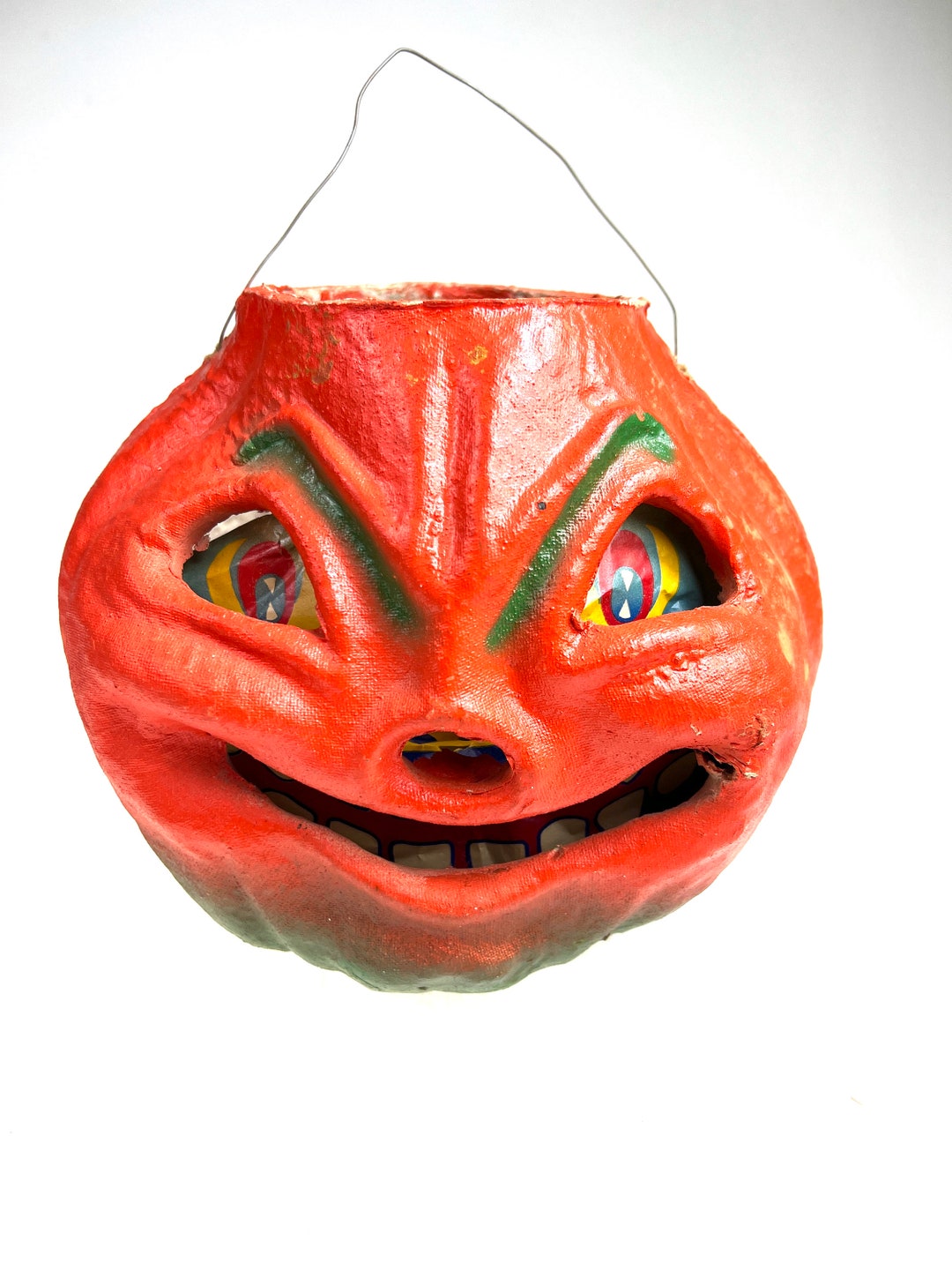 BEAUTIFUL ORIGINAL Vintage Halloween Paper Mache Etsy