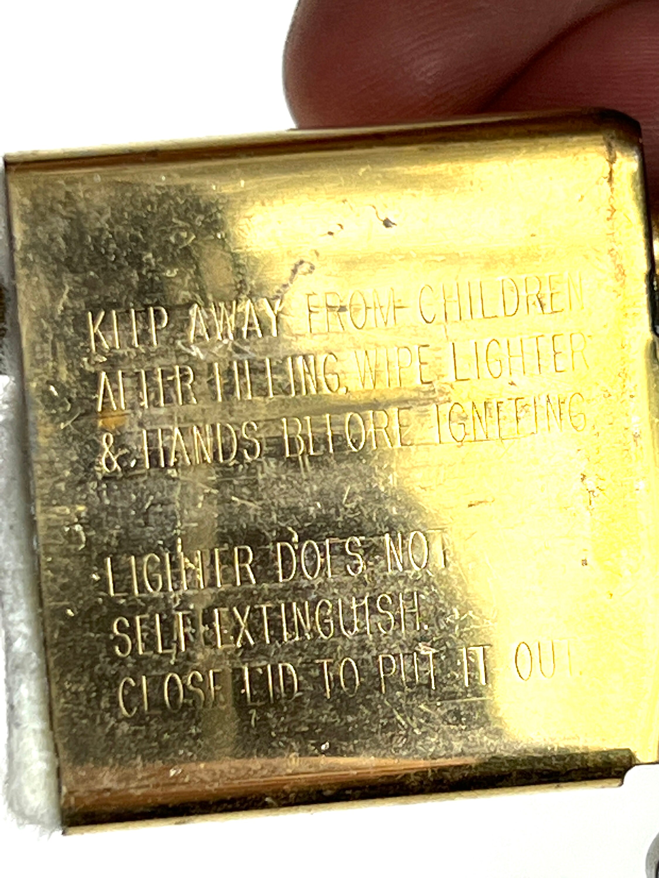 RARE Vintage 1996 Brass Great American Train Embossed ZIPPO 
