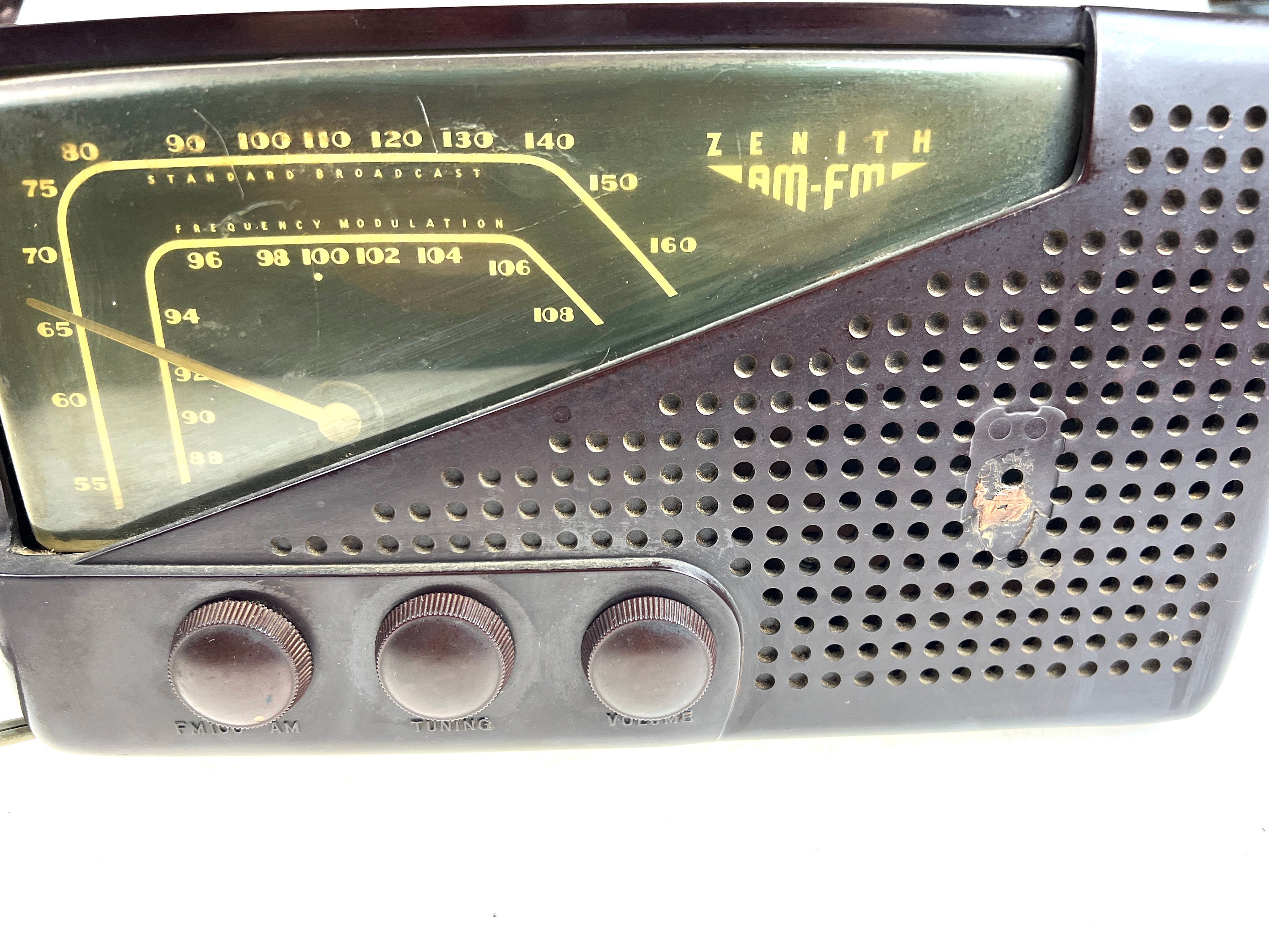 Vintage ZENITH 1949 Brown Bakelite Model 7H921 Tube Radio - Etsy