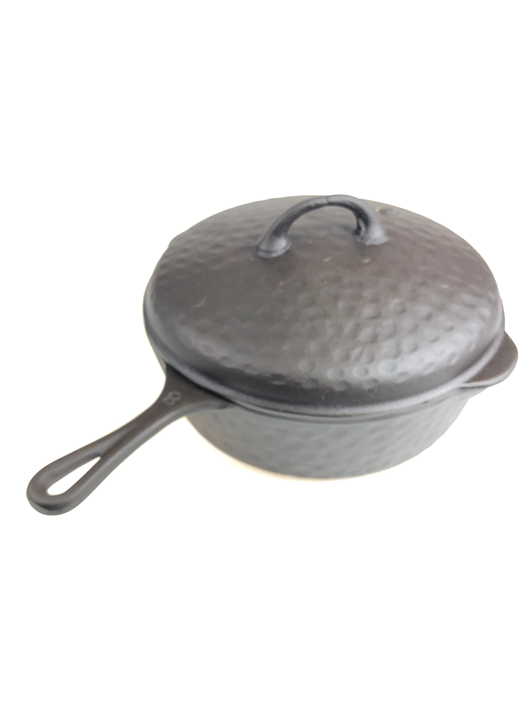 VERY NICE Ugly Hammered Cast Iron 8 Chicken Pan Fryer Etsy