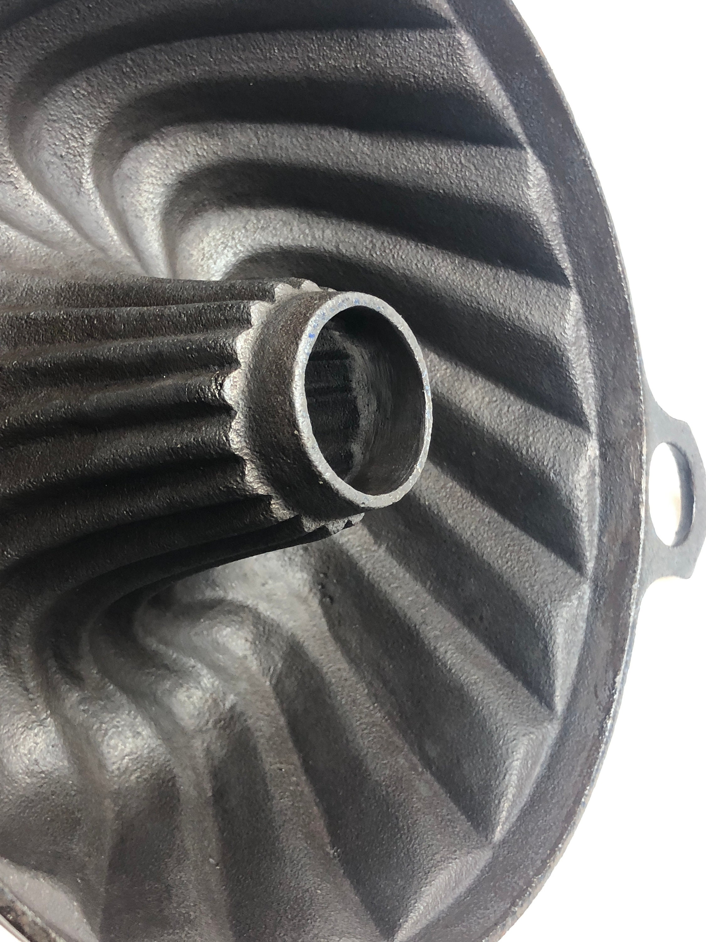 Antique German Unmarked Ornate Small Cast Iron Bundt Pan Etsy