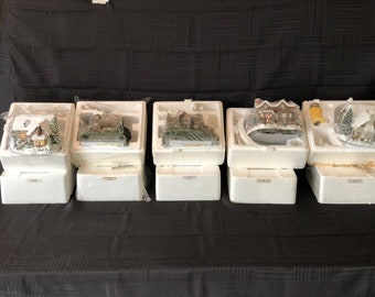 2 NEW Hawthorne Villages - Wiltshire Pastry Shop and Olde Porterfield Antique Shop - FREE SHIPPING!!