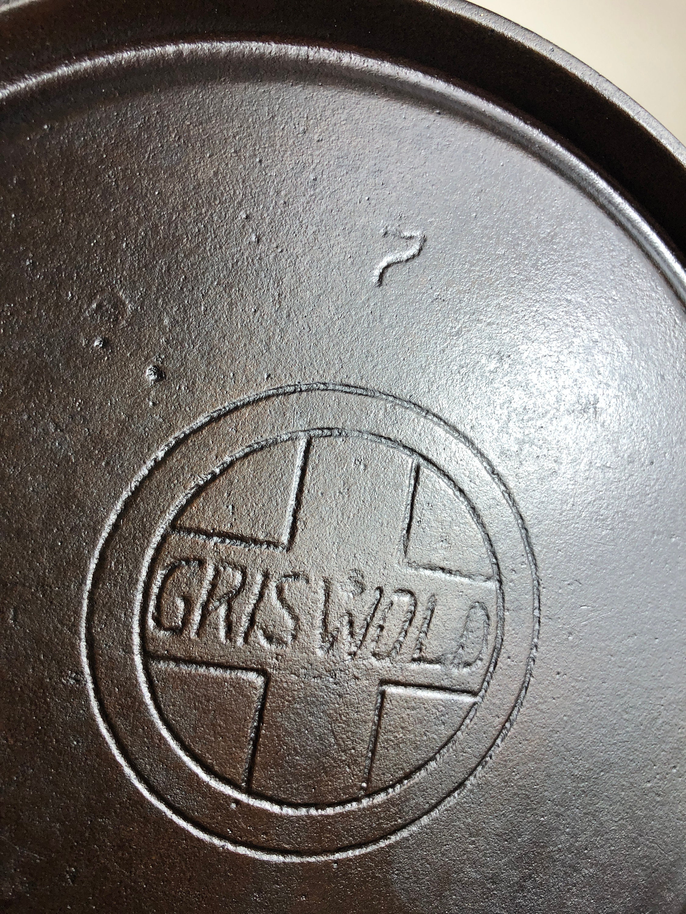RARE Griswold 13 Slant Logo Cast Iron Skillet 