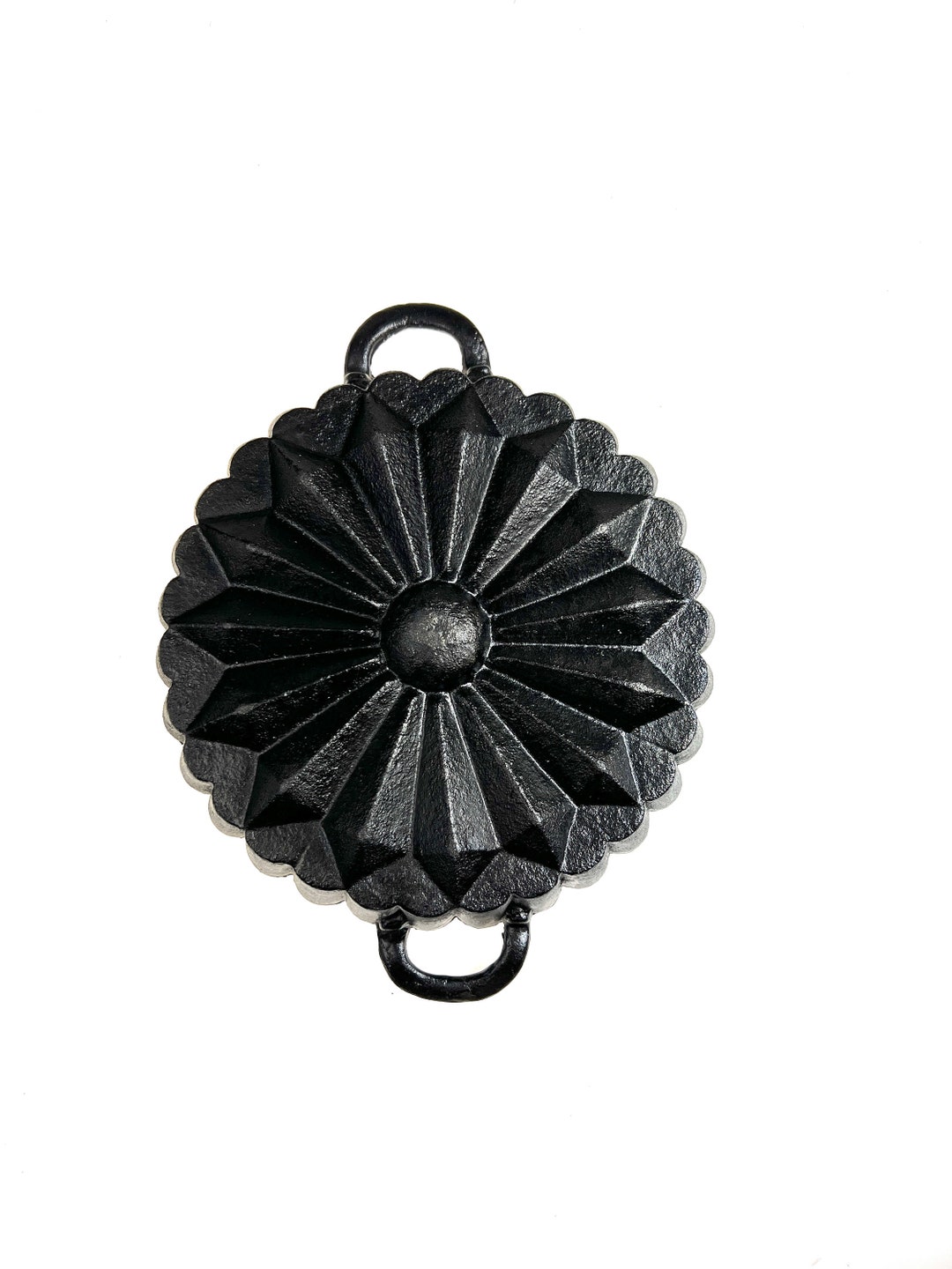 RARE Vintage German the Daisy Cast Iron Bundt Pan Etsy