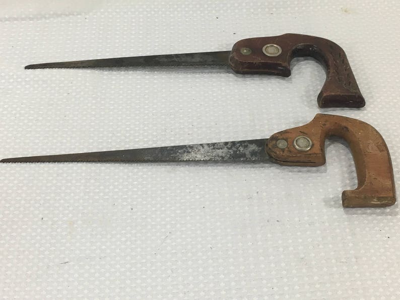 Vintage Key Hole Hand Saws Warranted Superior and Great Neck | Etsy