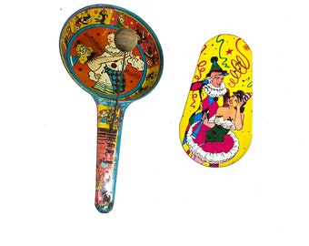 2 Vintage Toy Noise Makers - FREE SHIPPING!