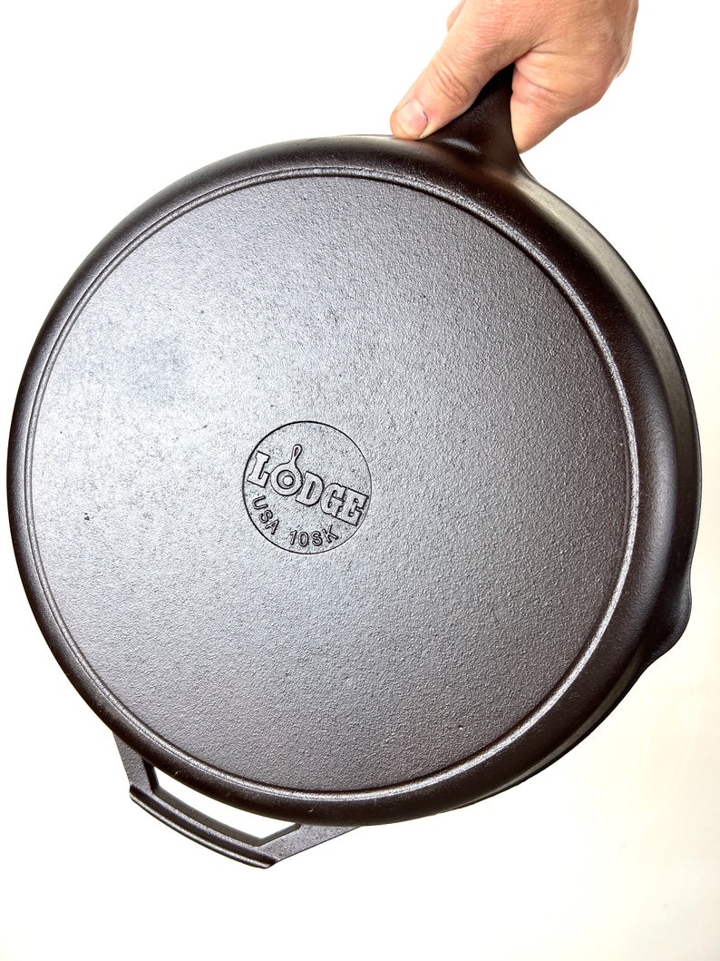 Lodge 10SK Cast Iron Skillet Etsy