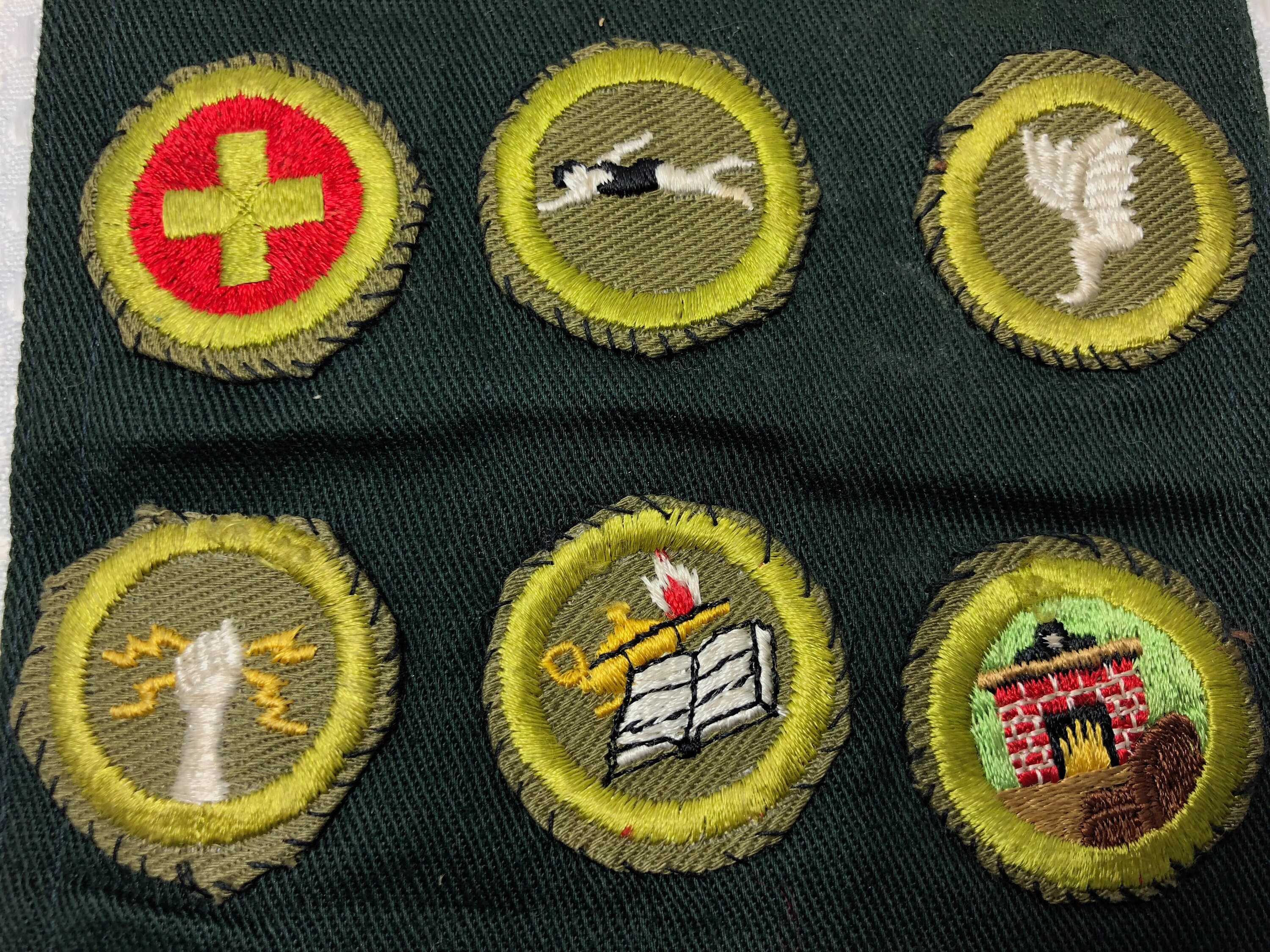 Boy Scout 1950s Sash Rare Patches 12 Type E Merit Badges Etsy