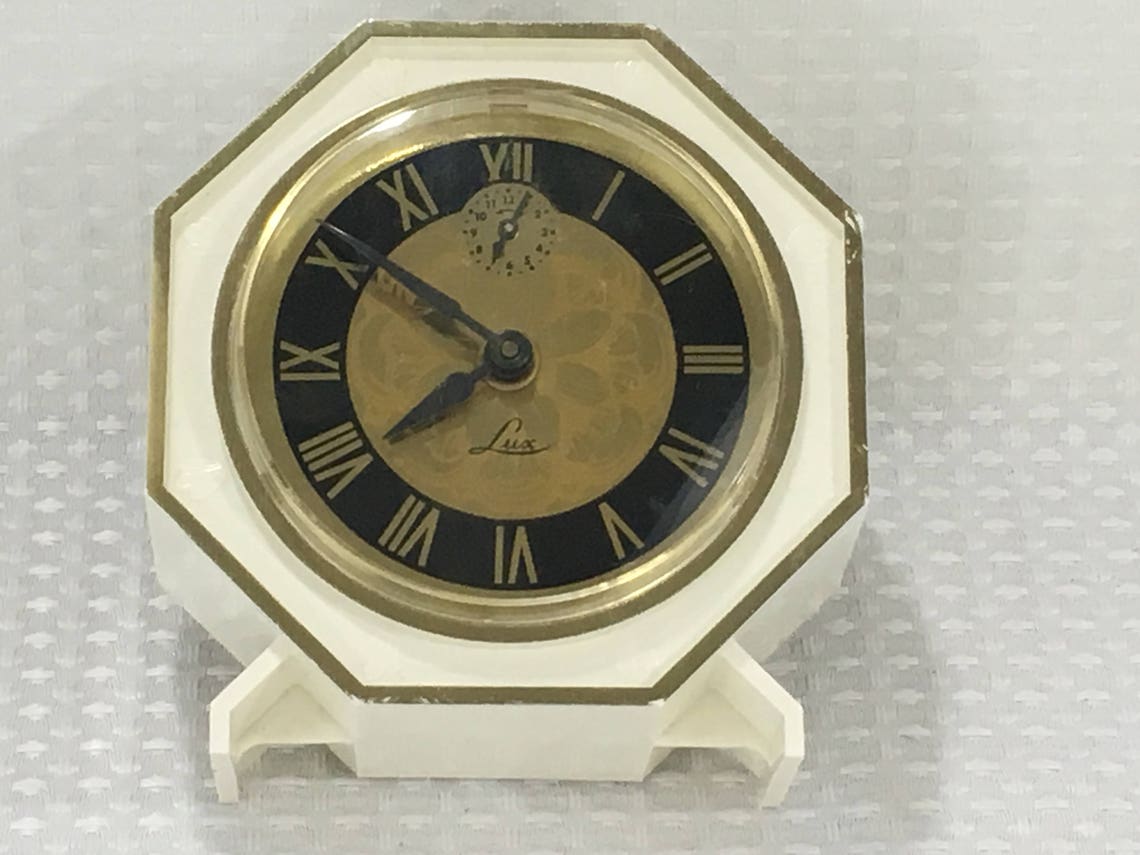 Vintage LUX Windup Alarm Clock Robertshaw Controls Co Lux Etsy