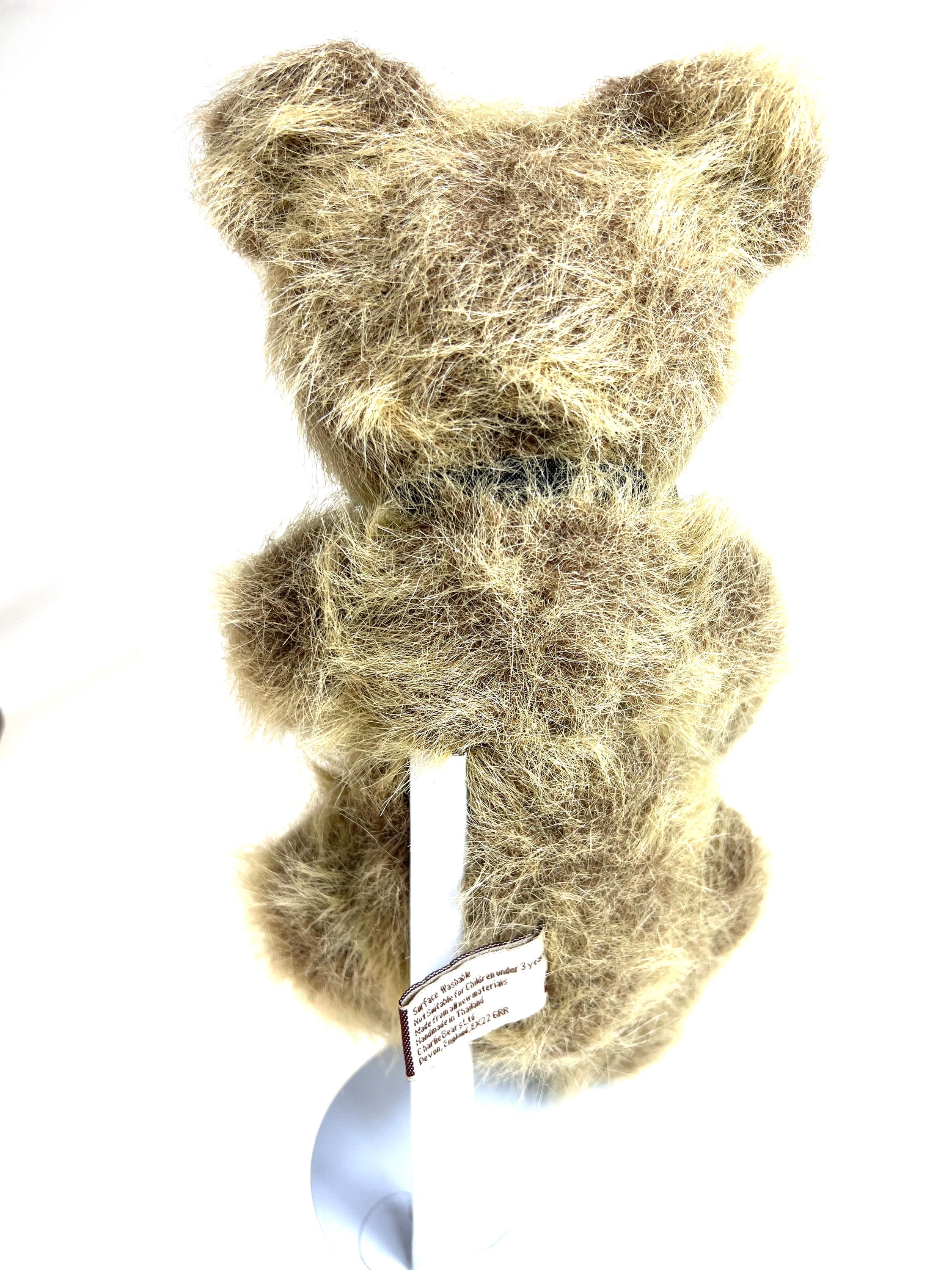 Vintage Charlie Bears Nathan Retired, With Stand and Display Case