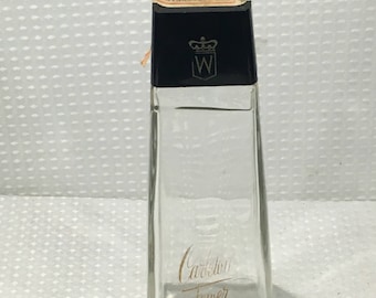 Vintage 1945 Hiram Walker & Sons Carleton Tower Canadian Whiskey Bottle - FREE SHIPPING