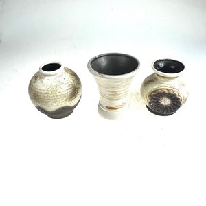 3 Vintage West German Vases - Dümler & Breiden  and Unknown maker - circa 1960&#39;s