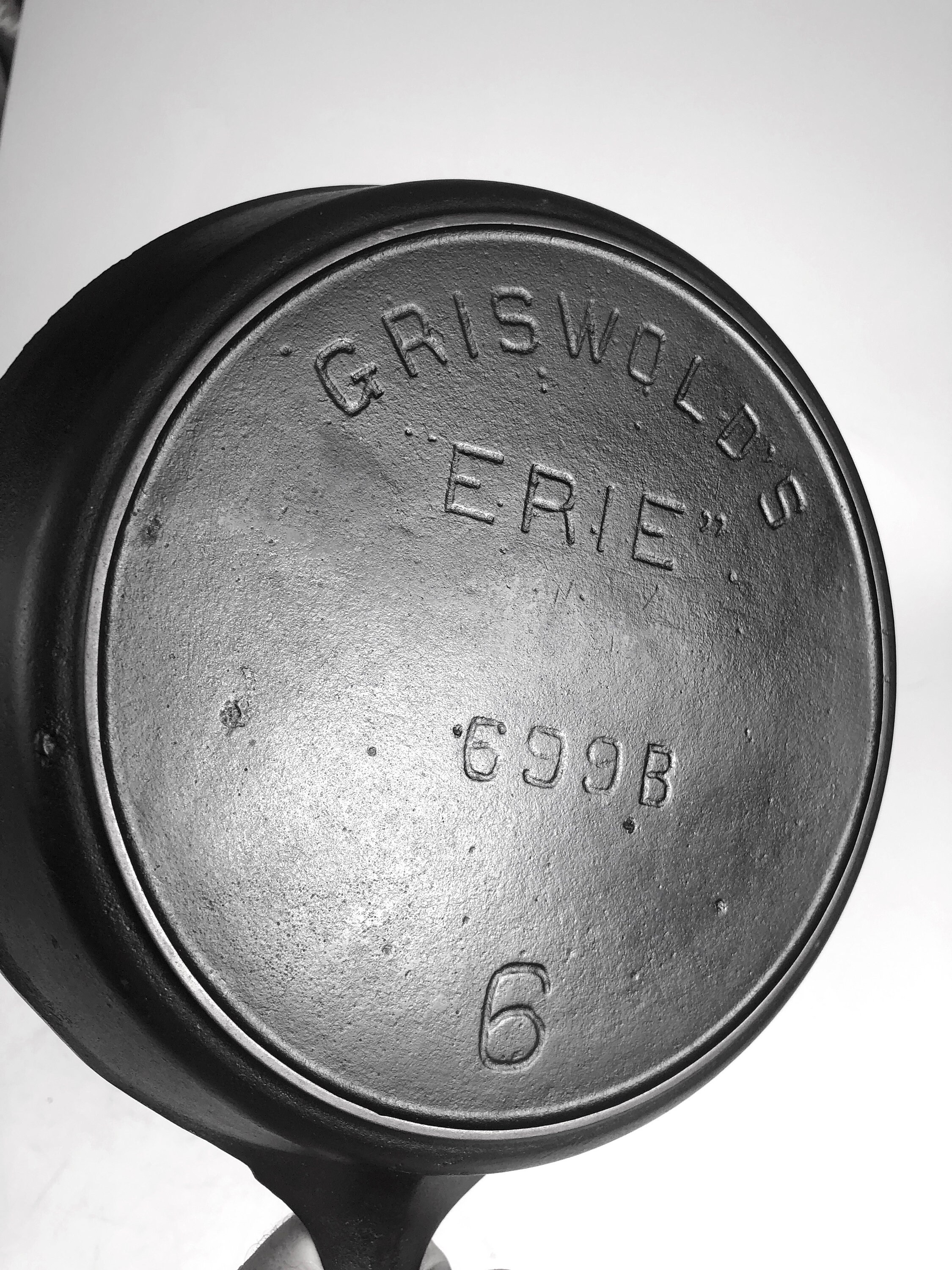 Griswold Rare Griswold's Erie Logo 699 B Cast Iron Camp Fire
