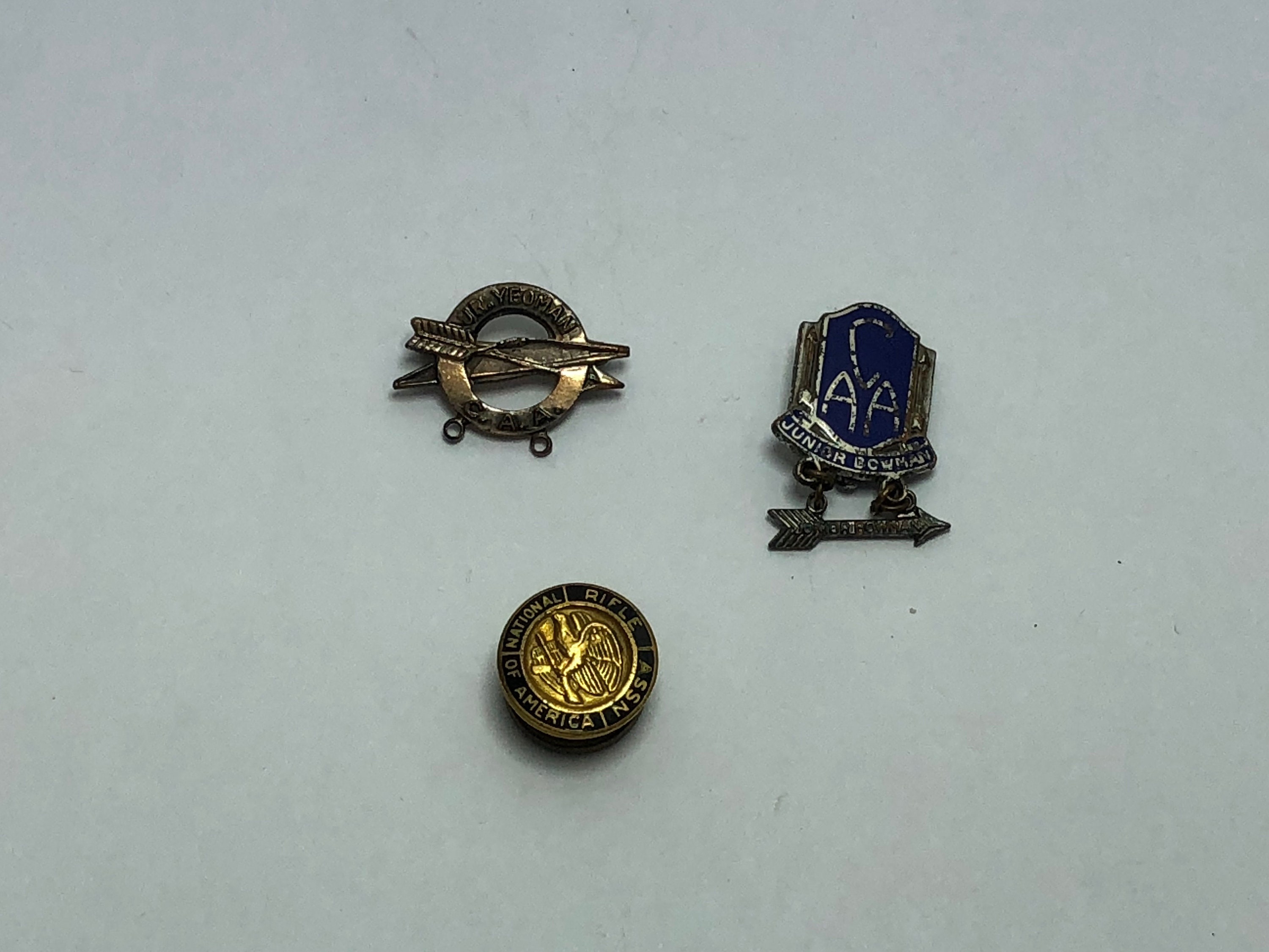 3 Vintage Boy Scout Pins 1/20 10k Gold Filled NRA 2 Camp Etsy