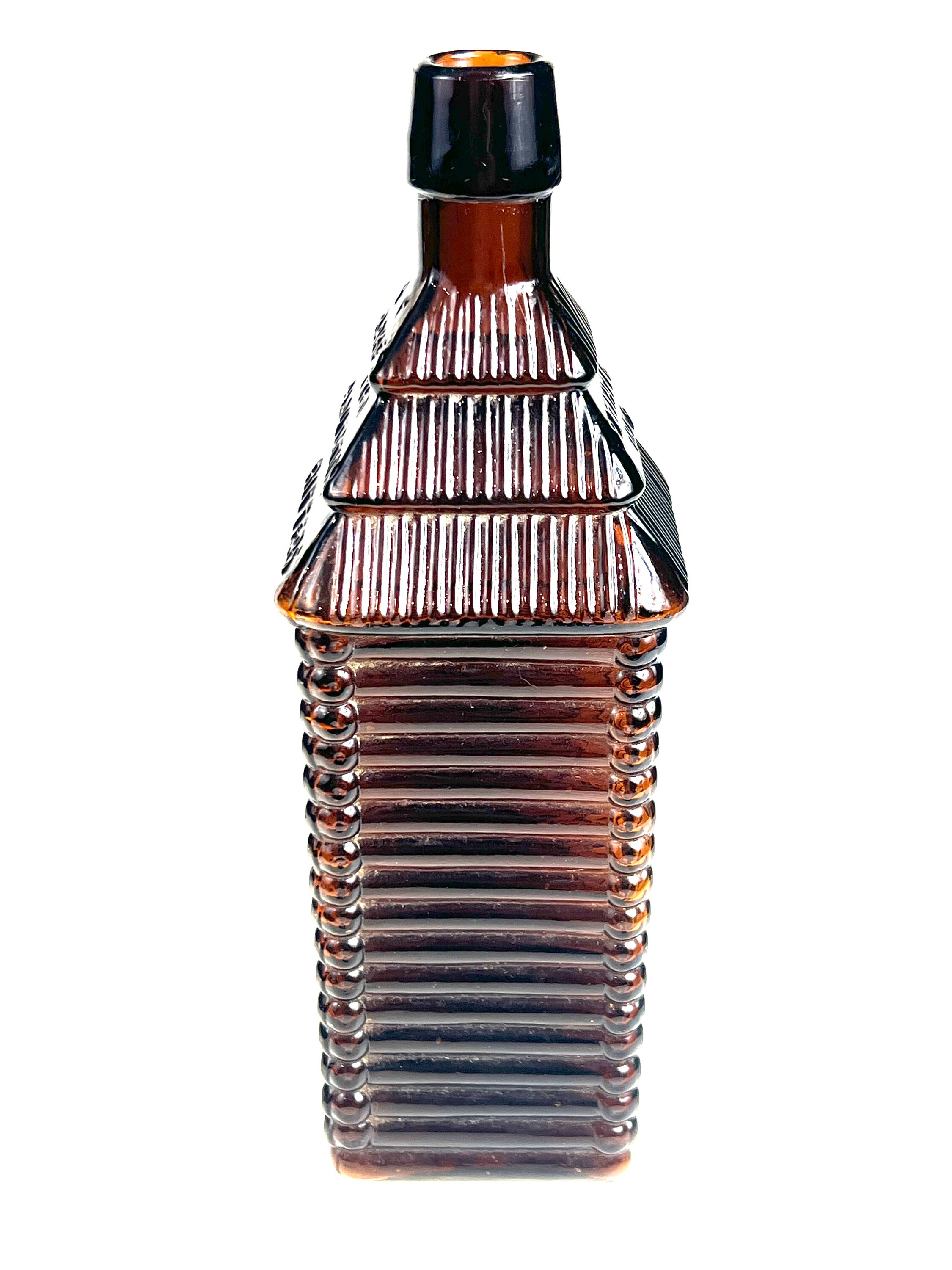 BEAUTIFUL!! ANTIQUE 1860 Drakes Plantation Bitters Bottle 6 Log