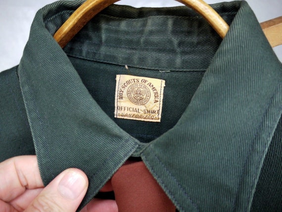 HERVORRAGEND 1950 Entdecker Pfadfinder BSA Hemd, Hose, Krawatte, Gürtel,  Schärpe, seltene Patches Ogallala Nebraska - .de