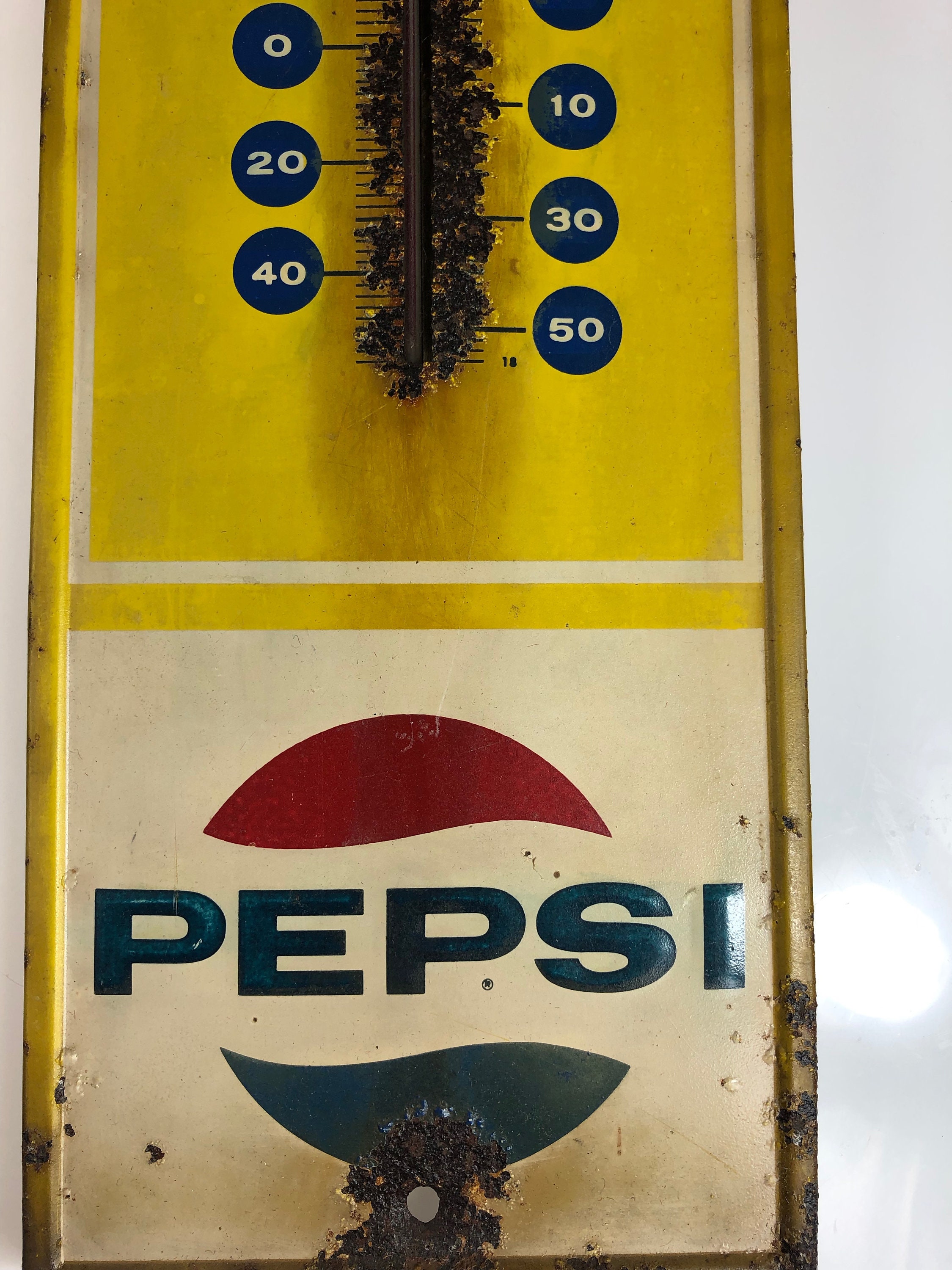 ペプシコーラ温度計 1969 ヴィンテージsay“Pepsi, please” ペプシコーラ温度計 1969 ヴィンテージsay“Pepsi, please