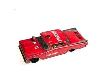 Details about   Vintage Yonezawa Battery Powered Police Car EMPTY BOX ONLY Japan Tin Toy 