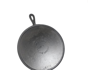 NICE!! Rare Early 1900's McClary's No. 9 Round Cast Iron Griddle #X613 - Hard to Find!!