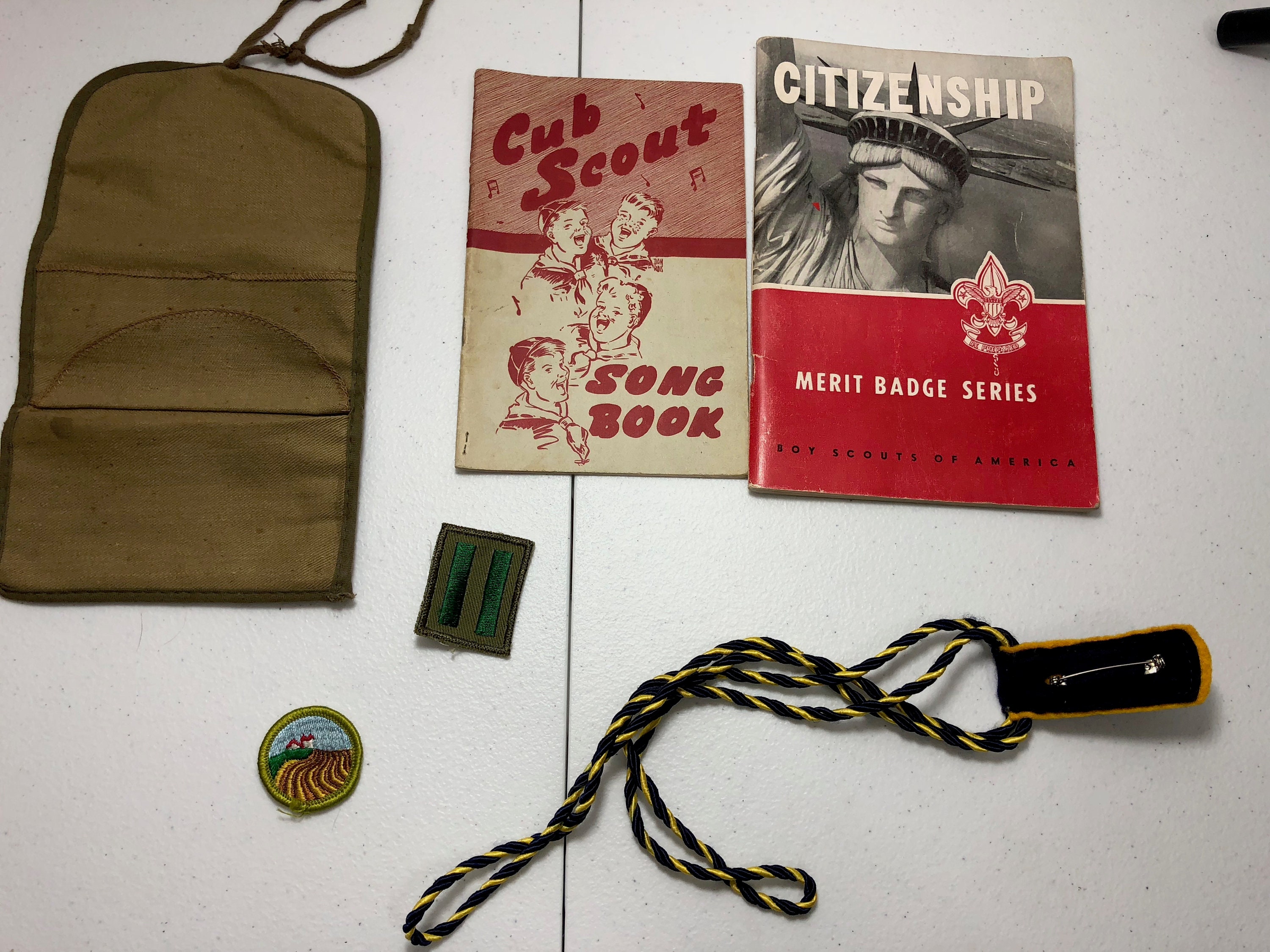 Vintage Boy Scout Itemsbooks Sewing Kit Bag Patch Merit Etsy Denmark