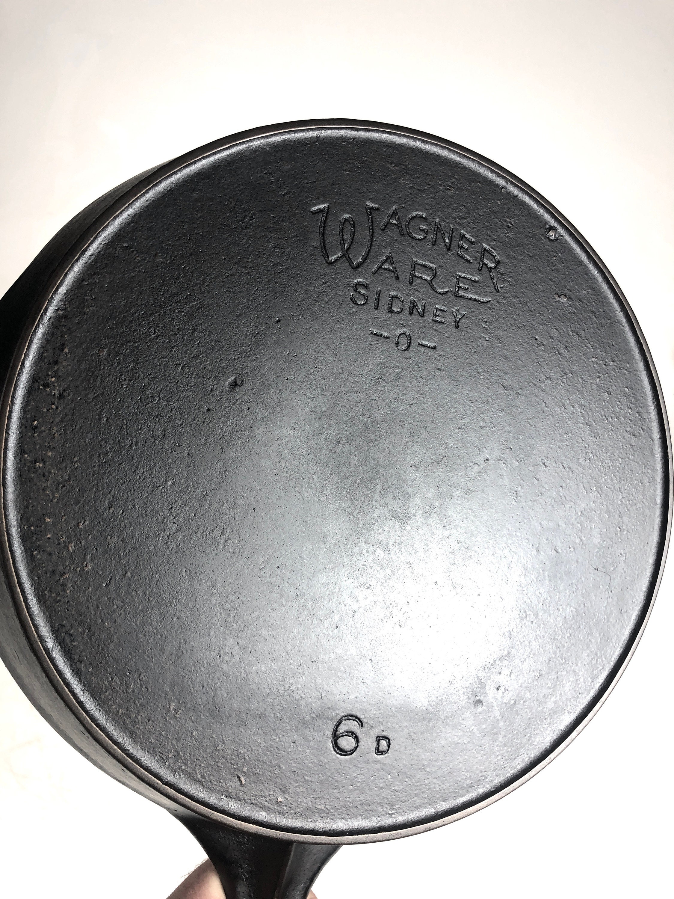 Vintage Restored Wagner Ware Sidney-O #6 Cast Iron Skillet PN:1056E CA  1935-1959