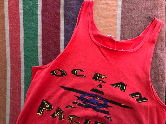 Ocean Pacific OP 90s Tank Muscle Tank Vintage Grap