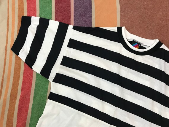Vintage Hobie Striped Shirt / 90s / Mens Womens Un