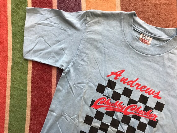 Vintage Chubby Checker Graphic Tee / Womens Mens U
