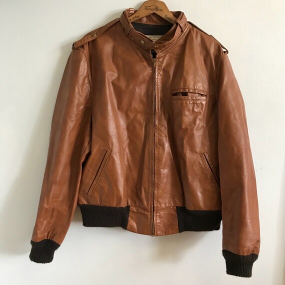 Vintage Deer Skin Flight Jacket Mens Womens Large Extra Image 0