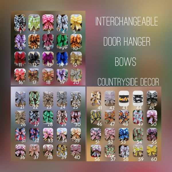 Interchangeable Door Hanger Bow Add On