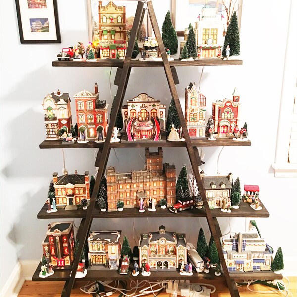 Christmas Village Display Shelves