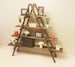 Cascade Ladder Shelf - Rustic Bookshelf - Rustic Bookcase - Rustic Shelving Unit 