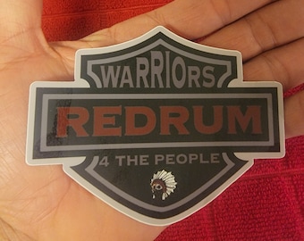 Redrum Sticker W4P