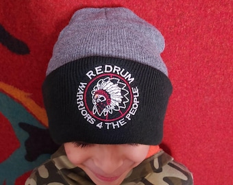 Redrum  Gray and Black Beanie