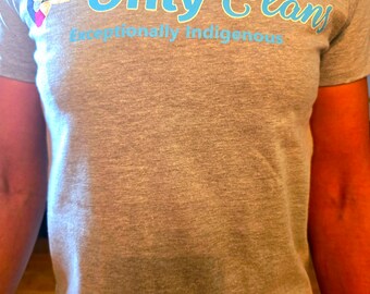 Gray ONLY CLANS shirt