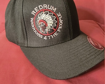 Black Redrum flexfit Hat