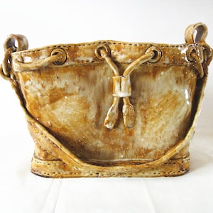 Bags,Vases,Ceramic Vases,Handmade Ceramic Vases,Bag Vases,Satchel Vases,Ceramic Satchel,Ceramic Shoulder Bag,Ceramic Weekender,unique vases