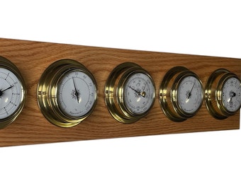 フィッシャー・シェラトン・ウェザーステーション 温度計 気圧計 湿度