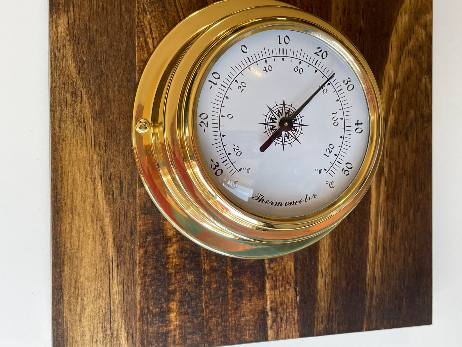 Weather Station Tide Clock Barometer Hygrometer Thermometer Etsy