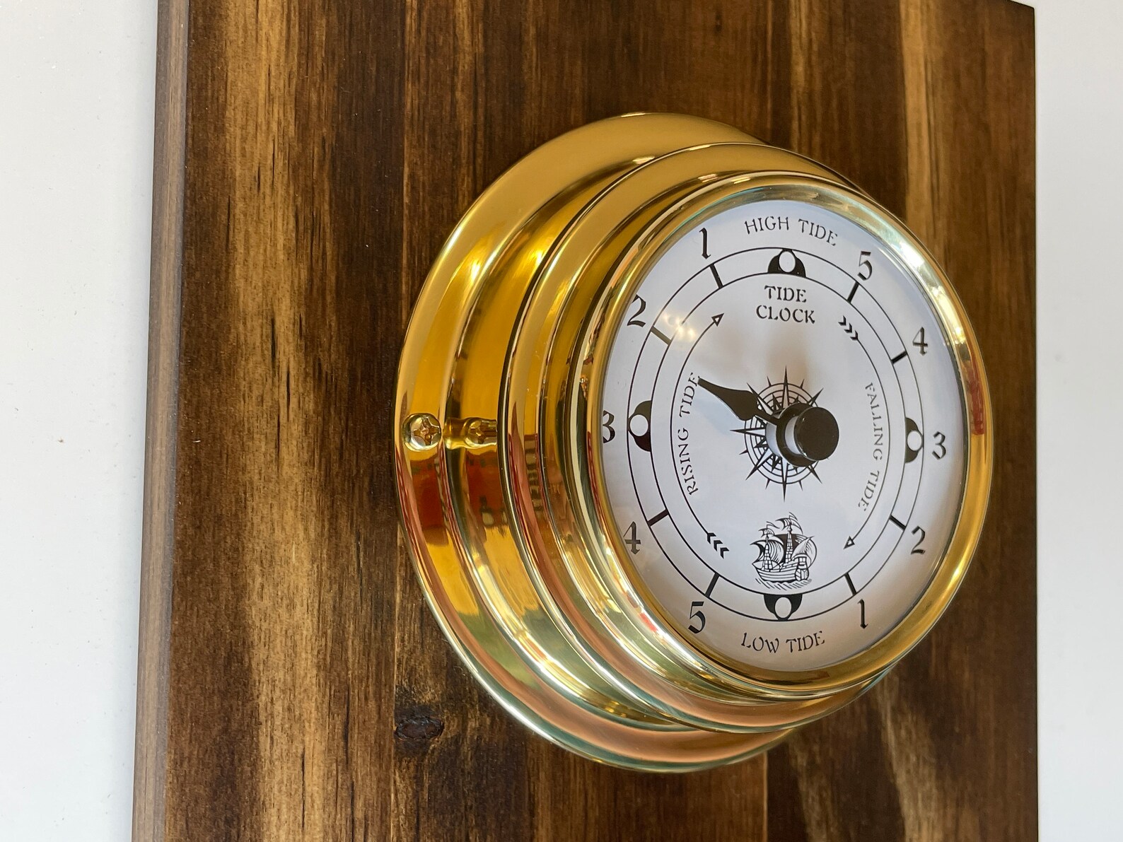 Weather Station Tide Clock Barometer Hygrometer Thermometer Etsy