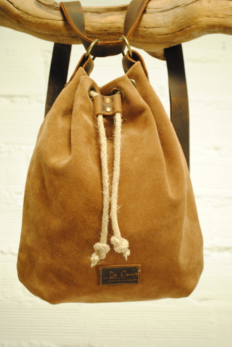 Leather bag , Leather backpack. Unisex De Cuir image 4