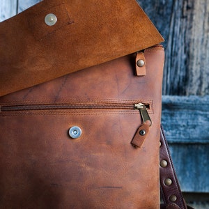 Men's leather bag , Leather Messenger, image 2
