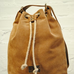 Leather bag , Leather backpack. Unisex De Cuir image 2