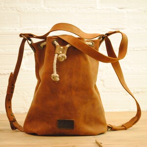 Rucksack Ledertasche indian Bild 1