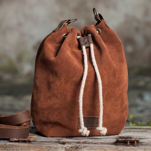 Leather bag , Leather backpack De Cuir image 1