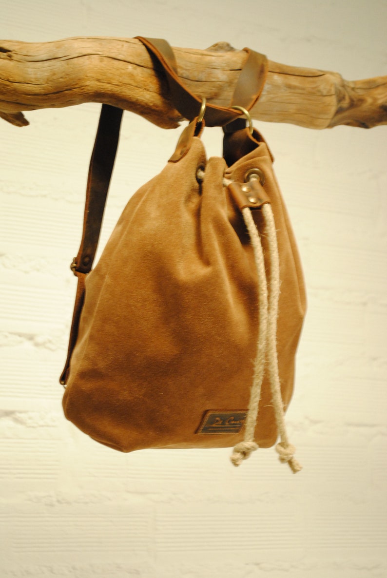 Leather bag , Leather backpack. Unisex De Cuir image 3