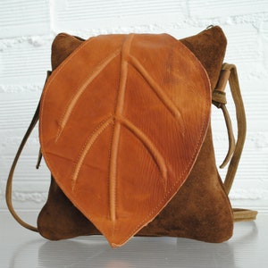 Blad middelgrote handtas, bossen collectie afbeelding 1