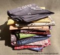 Faded Soft Cotton Earth Tone Paisley Cotton Bandanas 21" x 21" Sunfaded Hand Dyed Bandanas