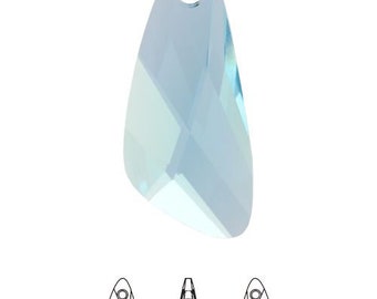 Swarovski Crystal Clear AB 23x10mm Wing 6690 Pendant; DIY Jewelry Crafts